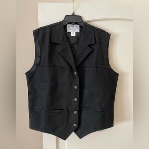 Schaefer Outfitters black canvas vest 706 L